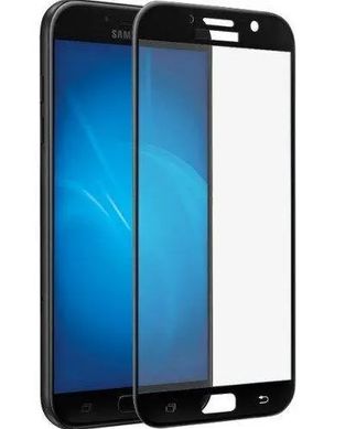 Захисне скло Full Screen Glass для Samsung A320 Galaxy A3 (2017) 3D Black (0.3mm) тех. пакет