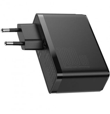 Сетевое зарядное устройство Baseus GaN2 Pro 100W 2Type-c + 2USB Black CCHAN2P-K01