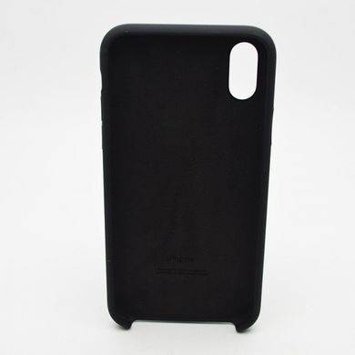 Чехол накладка Silicon Case для iPhone X/iPhone XS 5.8" Black Original