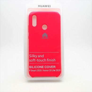 Чохол накладка Silicon Cover for Huawei P Smart 2019/Honor 10 Lite Hot Pink Copy