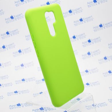 Чохол накладка Silicon Case Full Cover для Xiaomi Redmi 9 Green/Салатовый