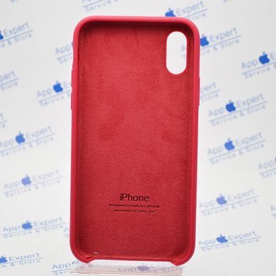 Чохол накладка Silicon Case for iPhone X / iPhone XS 5,8" Rose red