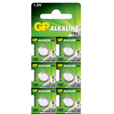 Батарейка GP Alkaline 189 AG10 LR54 LR1130 1.5V (1 штука)