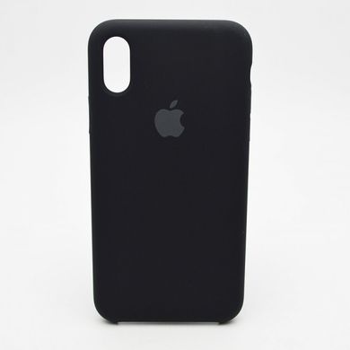 Чохол накладка Silicon Case для iPhone X/iPhone XS 5.8" Black Original