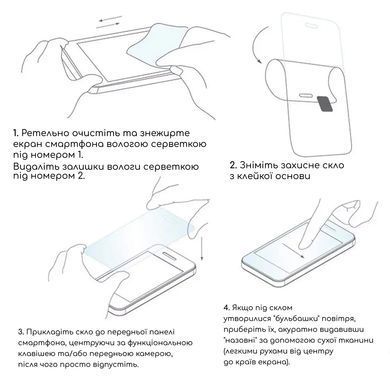 Защитное стекло Mohtuut Super Glass HD для Apple iPhone Air