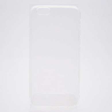 Чехол силикон QU special design для iPhone 6/6S Прозрачный