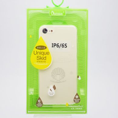 Чехол силикон QU special design для iPhone 6/6S Прозрачный