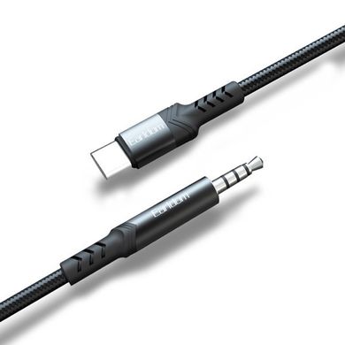 AUX stereo cable Earldom 3.5mm to Type-c (P) ET-AUX38 Black