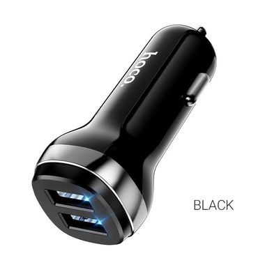 Автозарядка Hoco Z40 Superior Dual USB (5V 2.4A) Black