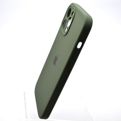 Чохол накладка Silicon Case Full camera для iPhone 12 Pro Max Cyprus Green