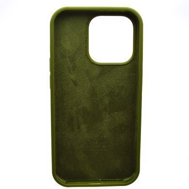 Чохол накладка Silicon Case Full Cover для iPhone 14 Pro Khaki