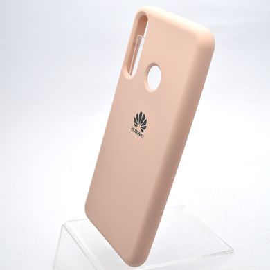 Чохол накладка Silicon Case Full Cover для для Huawei Y6P Peach
