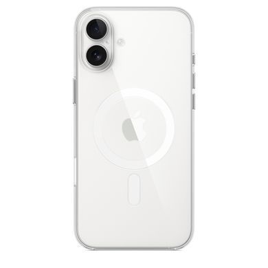 Чохол накладка з MagSafe та Splash Screen Clear Case для Apple iPhone 16 Plus Transparent (Прозорий)