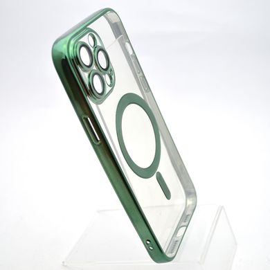 Чехол накладка с MagSafe Stylish Case для Apple iPhone 13 Pro Max Dark Green