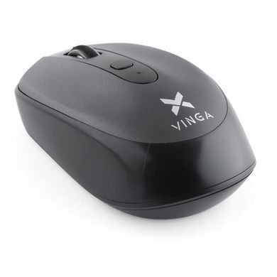 Мышка беспроводная Vinga MSW-908 Silent Click Grey/Серый