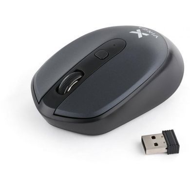 Мышка беспроводная Vinga MSW-908 Silent Click Grey/Серый