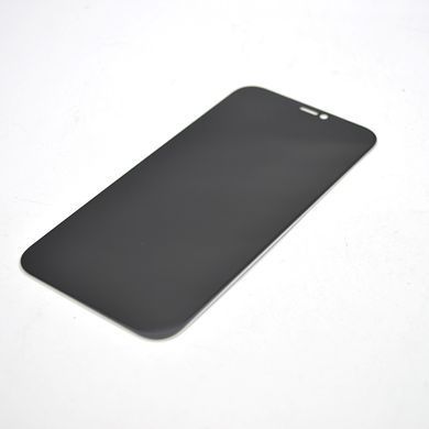 Захисне скло (антишпигун) Privacy 5D для iPhone 12/iPhone 12 Pro Black (тех.пак.)