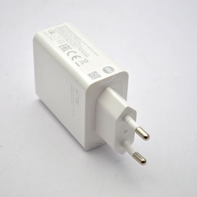 Мережевий зарядний пристрій Xiaomi 67W Power Adapter White (AAA)