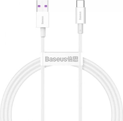 Кабель USB Baseus Superior Series Type-c 66W 1M White CATYS-02, Белый