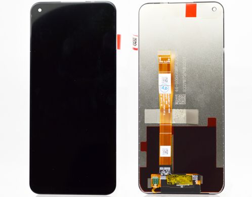 Дисплей (екран) LCD Oppo A53 4G/A32/A33/Nord N100/Realme C17 з тачскріном (p/n BV065WBM-L03-MB00) Black Original