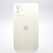 Чехол силиконовый с квадратными бортами Silicone case Full Square для iPhone 11 White Белый