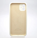 Чехол силиконовый с квадратными бортами Silicone case Full Square для iPhone 11 White Белый