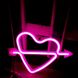 Нічний світильник (нічник) неоновий настінний Neon Sign Rose Arrow Heart