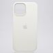 Чехол накладка Silicon Case для iPhone 12 Pro Max White (тех.пакет)