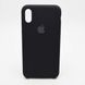 Чехол накладка Silicon Case для iPhone X/iPhone XS 5.8" Black Original