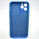 Силіконовий чохол накладка Silicon Case Full Camera для iPhone 11 Pro Mediterranean Blue