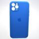Силіконовий чохол накладка Silicon Case Full Camera для iPhone 11 Pro Mediterranean Blue