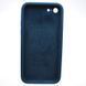 Чохол з квадратними бортами Silicone case Full Square для iPhone 7/iPhone 8/iPhone SE 2020/2022 Navy Blue
