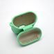 Чехол Silicon Case с микрофиброй для AirPods 1/2 Mint