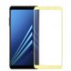 Захисне скло Samsung A730 Galaxy A8 Plus (2018) Full Screen Triplex Глянцеве Gold тех. пакет
