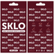 Защитное стекло SKLO 3D для Tecno Pop 5 Black/Черная рамка