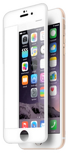 Защитное стекло Full Screen Glass 4D для iPhone 6/6S White (0.3mm)