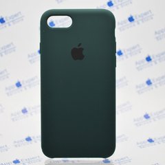 Чехол накладка Silicon Case для iPhone 7/8/SE 2 (2020) Forest green