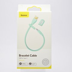 Кабель Baseus Bracelet cable USB для Type-C 0.22m Mint Green (CATFH-06A)