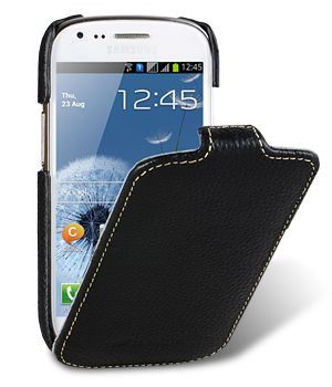 Кожаный чехол флип Melkco Jacka leather case for Samsung i8190 Black