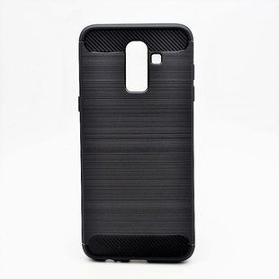 Защитный чехол Polished Carbon для Samsung J800 Galaxy J8 (2018) Black