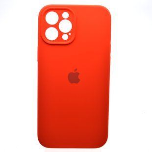Силіконовий чохол накладка Silicon Case Full Camera для iPhone 12 Pro Max Red