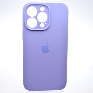Силіконовий чохол накладка Silicon Case Full Camera для iPhone 14 Pro Lilac