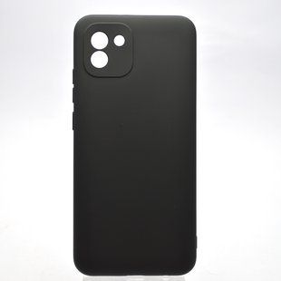 Чехол накладка Silicon Case Full Camera для Samsung A035 Galaxy A03 Black