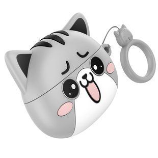 Беспроводные наушники с чехлом в виде котика TWS (Bluetooth) Hoco EW48 Misty Cat