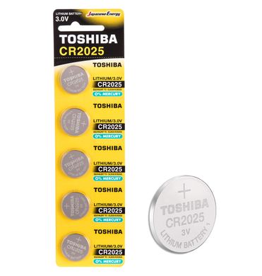 Батарейка Toshiba CR2025 (1 штука)