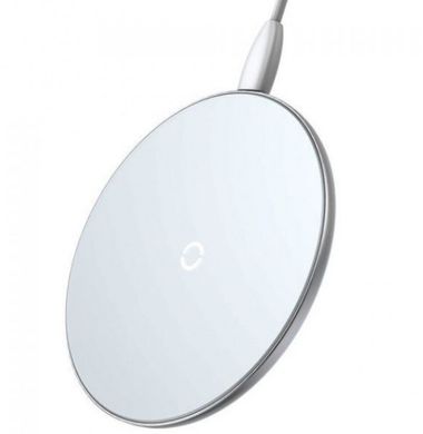Безпровідна зарядка Baseus Simple Wireless Charger White (ccall-jk02)