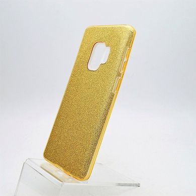 Чехол силиконовый с блестками TWINS для Samsung G960 Galaxy S9 Gold