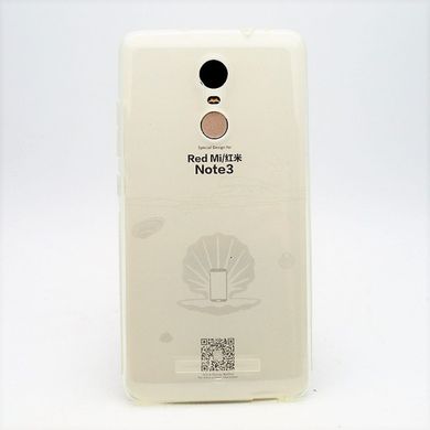 Чехол силикон QU special design Xiaomi Redmi Note 3 Прозрачный