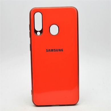 Чехол глянцевый с логотипом Glossy Silicon Case для Samsung A6060 Galaxy A60 Orange