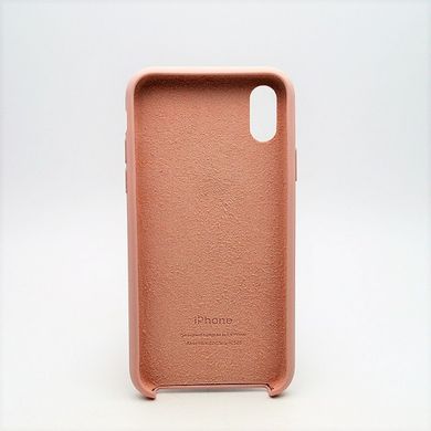 Чехол накладка Silicon Case for iPhone X/iPhone XS 5.8" Pink Sand (19) Copy